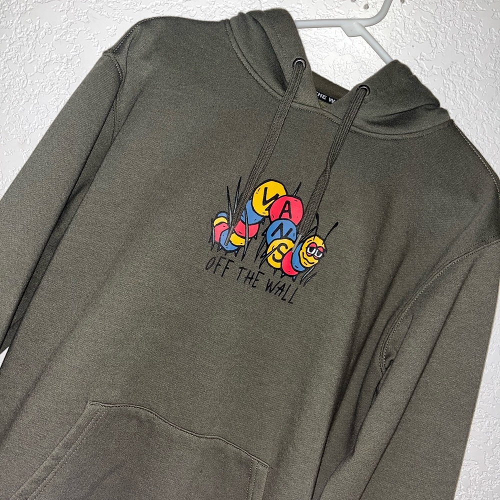 Green Vans Caterpillar Hoodie